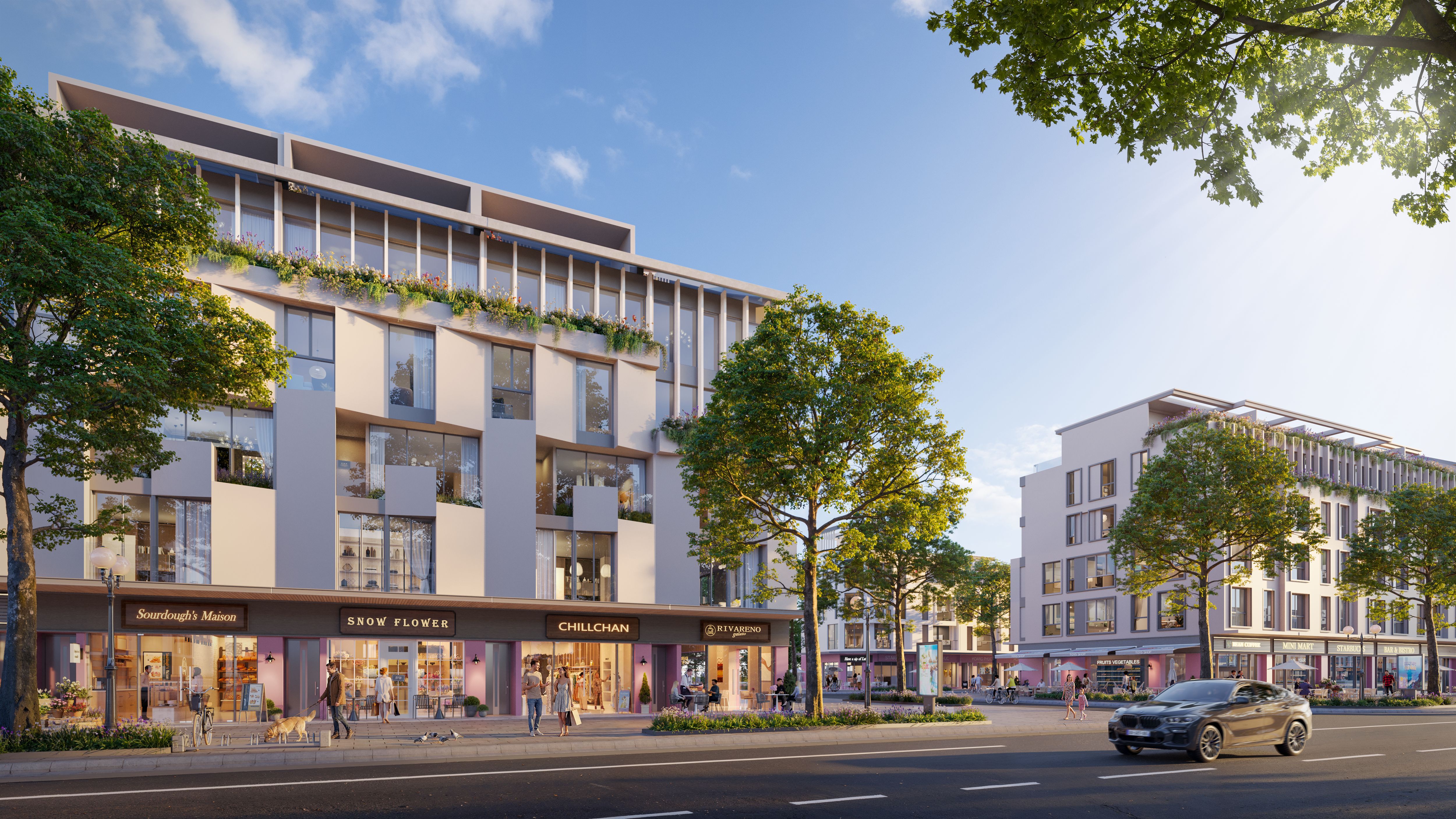 Mua biệt thự song lập hướng Tây Nam bàn giao cao cấp gần CV The Infinity Meyhomes Capital Phú Quốc